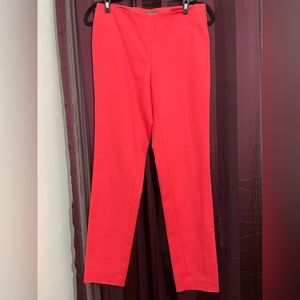 Vince camuto orange red high waist pants size zero 0